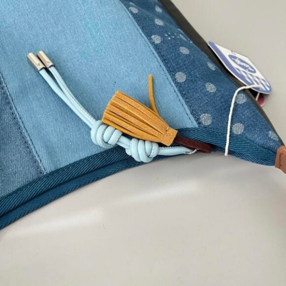 Patchwork Denim Shoulder Bag - image 4